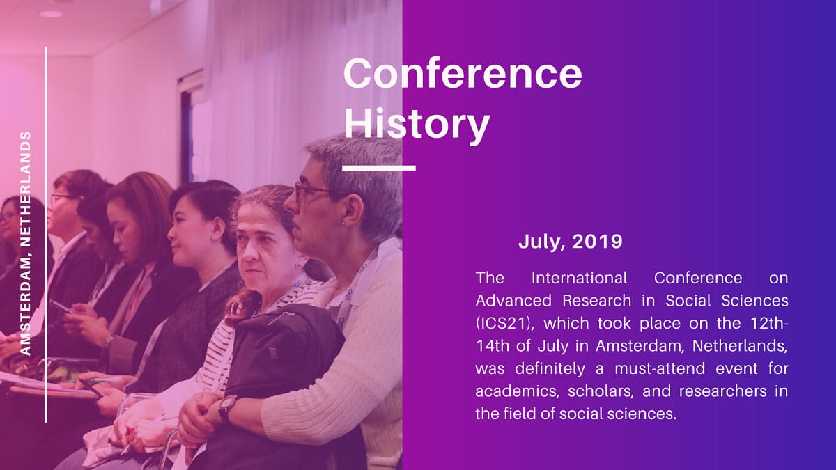 ICS21 - 9th International Conference on Social Sciences in the 21st Century